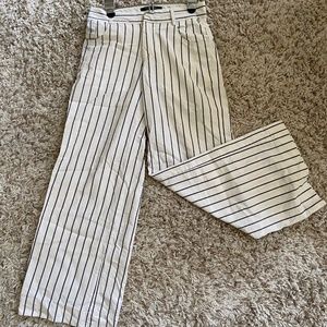 Scott & Soda Striped Wide-Leg Pants